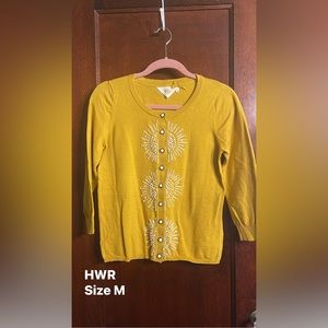 Embroidered Anthropologie Sweater